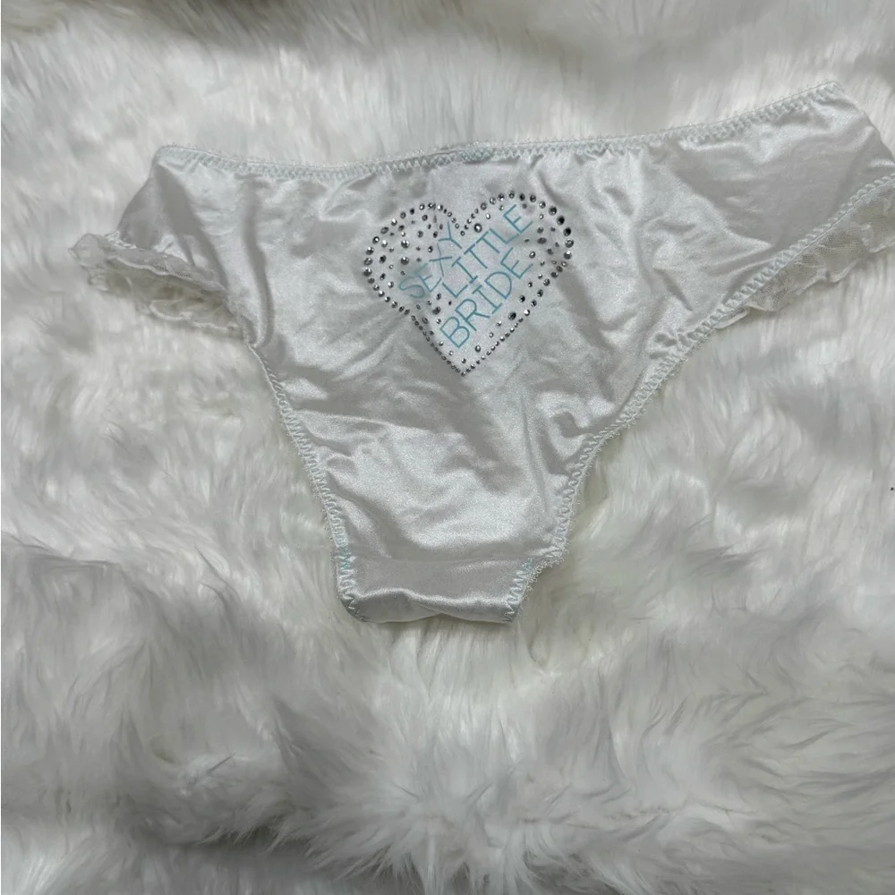 Sexy Little Bride Victorias Secret White Bridal panty